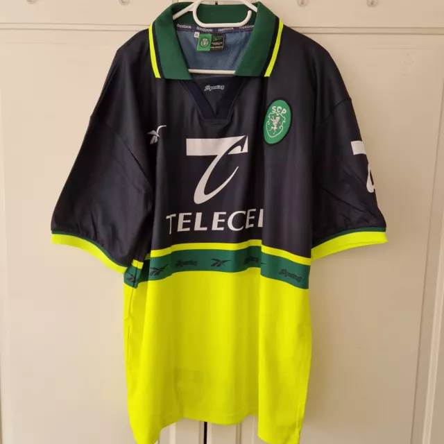 SCP Sporting Lissabon Home Shirt 1998/ Camisola Size XL