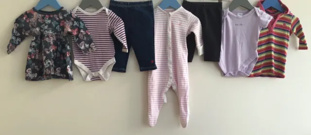 Pacchetto di abbigliamento per bambine età 3-6 mesi Next Adams F&F bambino M&S