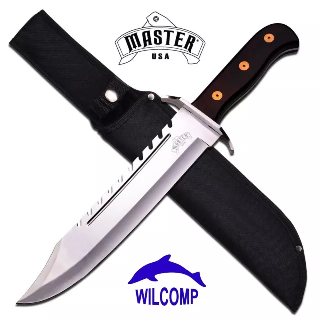 Master USA MU1135S 41.6 cm Fixed Blade Full Tang Bowie Knife