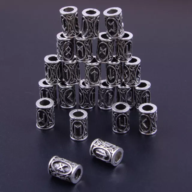 24x Dreadperlen Dreadperle Dreadlock Reggae Rasta Haarperle Haarschmuck Loch 5mm