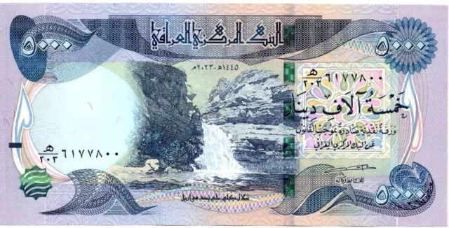 Iraq 5000 Dinars, 2023 UNC