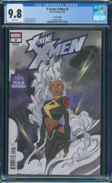 X-Treme X-Men #2 CGC 9.8 Peach Momoko Variant Cover Featuring Storm Marvel 2023