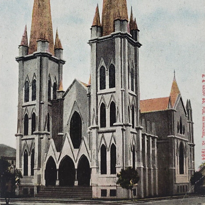 Portland Oregon St Francis Church Postcard c1910 Vintage Old Antique OR F281