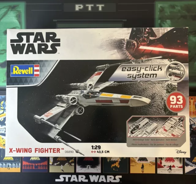 Revell Star Wars  1/29 Scale X-Wing Fighter Model Kit 06890 BRAND NEW & SEALED