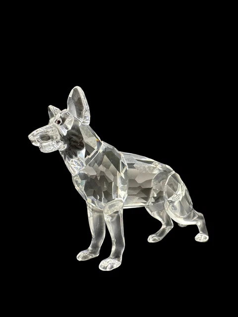 Swarovski Crystal German Shepherd Dog Figurine Retired 2004 #235484 (No Box) Swarovski Crystal German Shepherd Dog Figurine Retired 2004 #235484 (No Box)