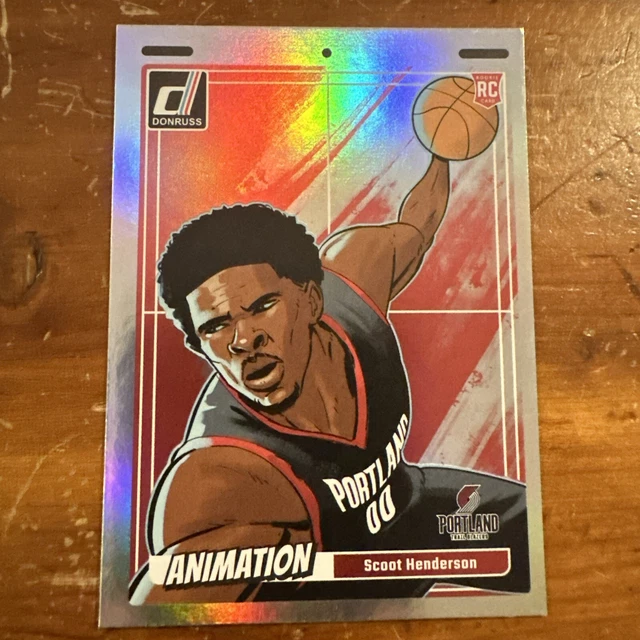 Carte Panini Donruss 2023-24 Scottie Pippen Jr. Autographe /75 Laser Vert Rookie