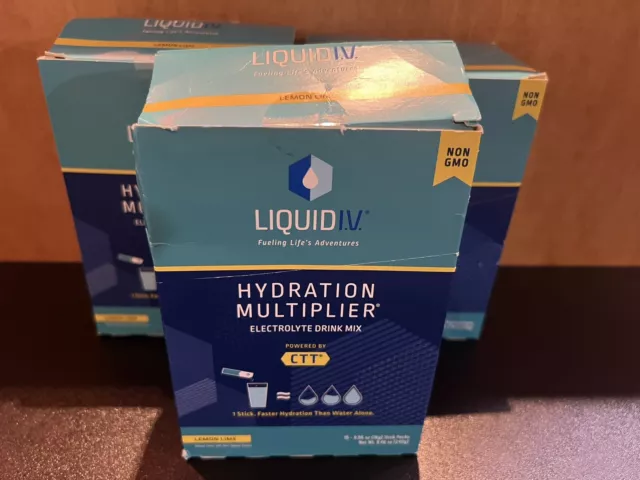 Multiplicador de hidratación líquida IV mezcla bebida limón lima paquete de 15 quilates (P3)