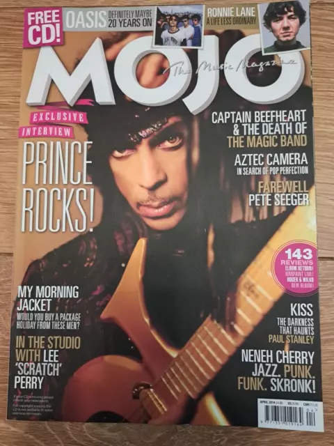 Mojo Magazine ( 245 ) April 2014 Prince Oasis Kiss Neneh Cherry