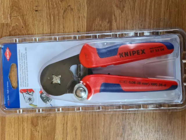 KNIPEX 97 53 04 Self-Adjusting Crimping Pliers for wire ferrules