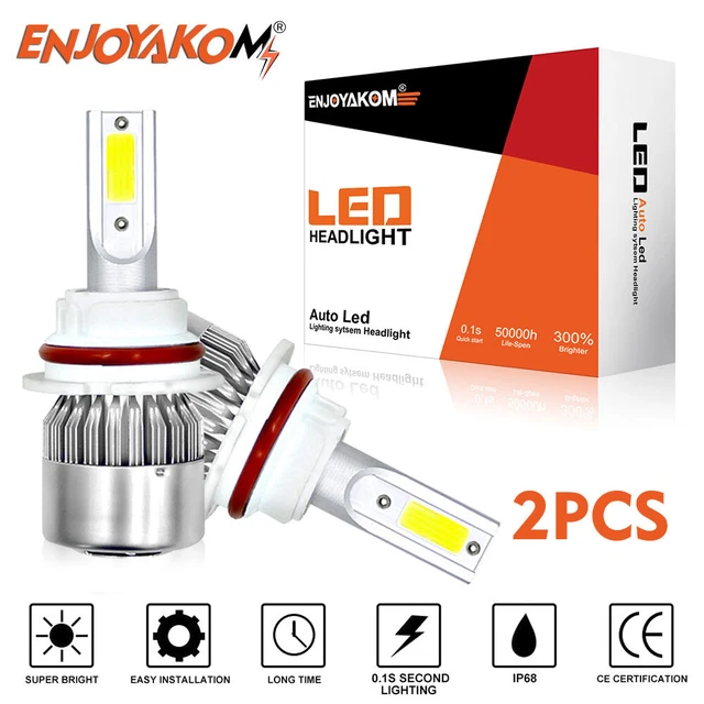 For VILLAGER 1993-1995 Kit 9004 LED Headlight 6000K White Bulbs High-Low Beam 2X