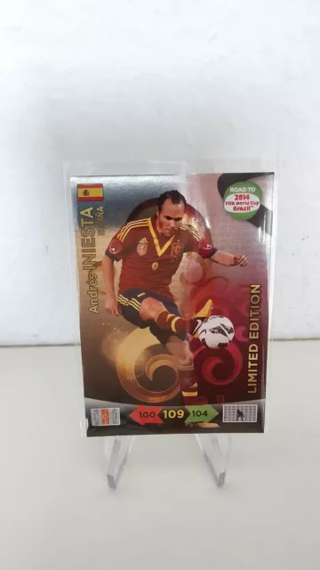 Panini Adrenalyn XL World Cup Road to WM 2014 Andres Iniesta Limited Edition