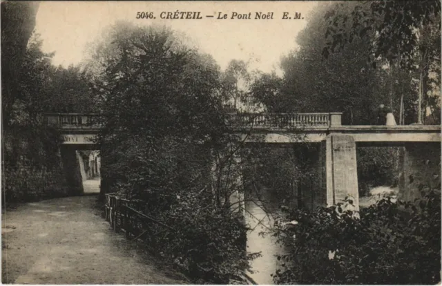 CPA CRÉTEIL - Le pont noel (146835)