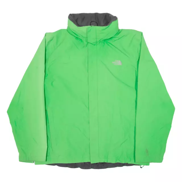 THE NORTH FACE HyVent Mens Rain Jacket Green Hooded XL