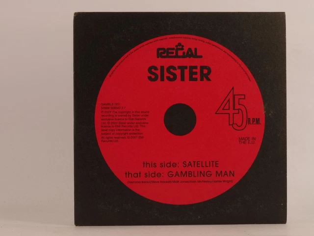 SISTER SATELLITE (F13) 2 Track Promo CD Single Card Sleeve REGAL