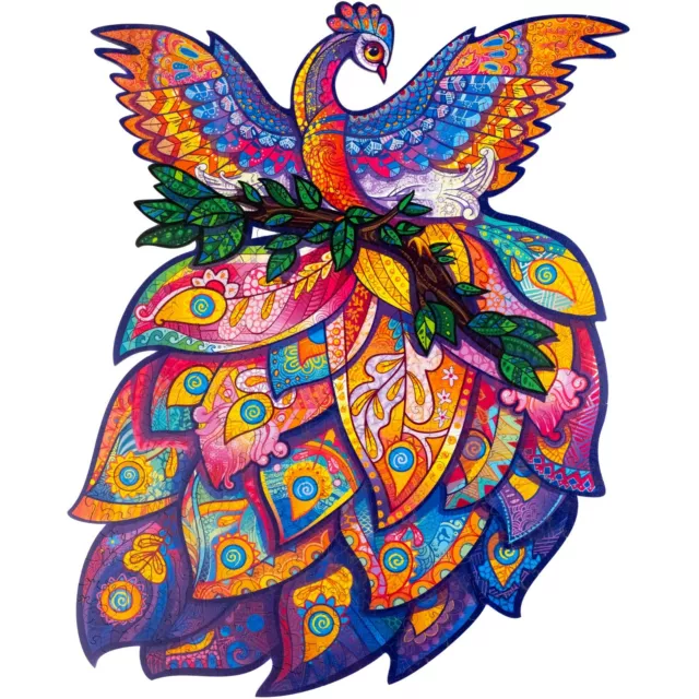 UNIDRAGON Wooden Puzzle Jigsaw,  Fairy Bird, 297 pcs, King Size