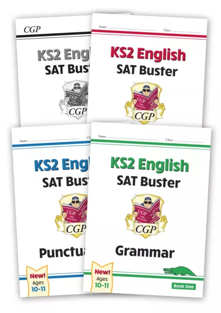 New CGP Complete KS2 English SPaG SAT Buster Book 1 Bundle + answers (for the 22