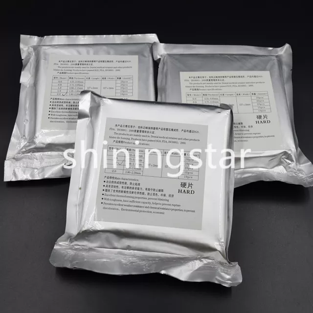 Dental Lab Splint Thermoforming Material for Vacuum Forming Hard 1.0/1.5/2.0mm