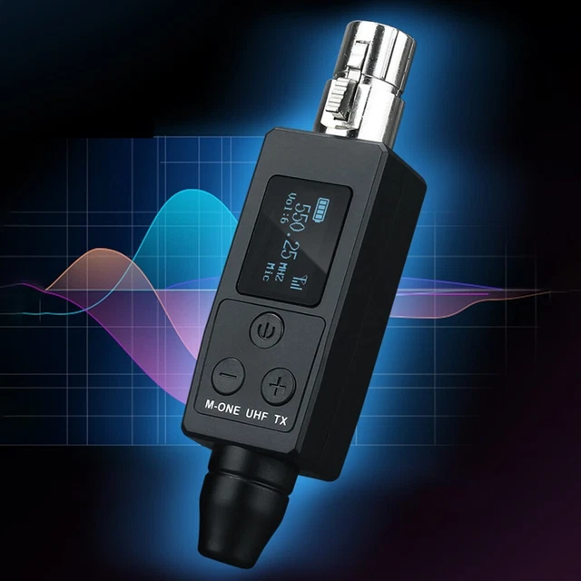Nouveau microphone sans fil UHF XLR émetteur et récepteur pour Nouveau microphone sans fil UHF XLR émetteur et récepteur pour