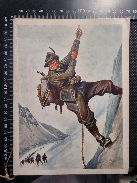 calendario alpini 1930 copertina Pisani edizioni Boeri Roma