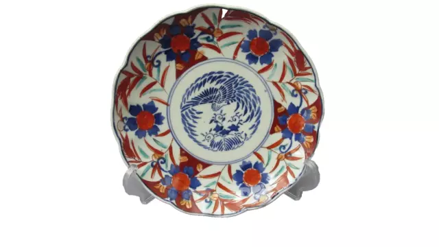 A Superb Antique Japanese Imari Fluted Charger or Plate c19th Cent. Meiji Period