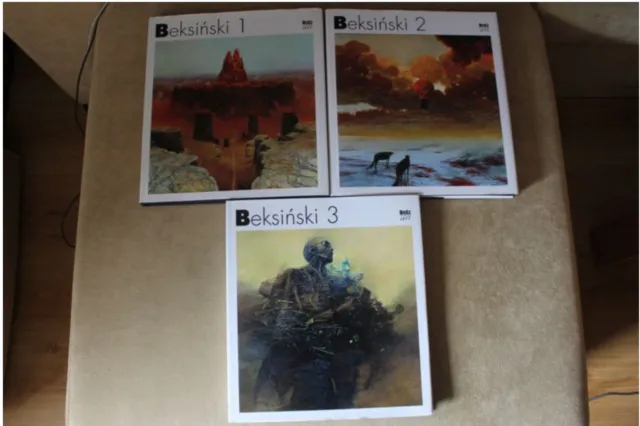 Zdzislaw Beksinski BRAND NEW SET OF 3 BOOKS - painting / photo / drawing
