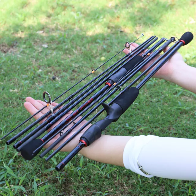 SPINNING CASTING CARBON Fiber/FRP Fishing Rod with Sectional EVA Grip Lure  Rod $29.41 - PicClick