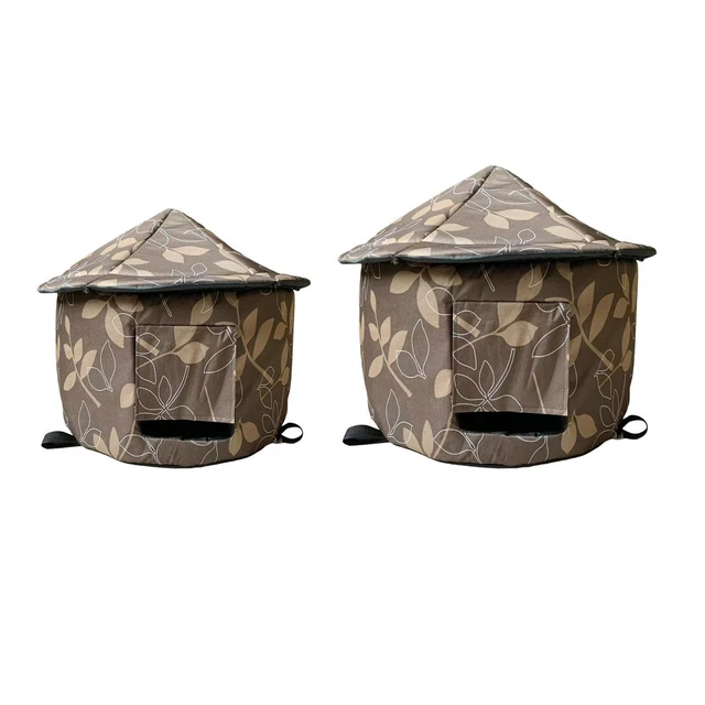 Stray Cats Shelter Warm Waterproof Outdoor Cat House for Puppy Cat Dog