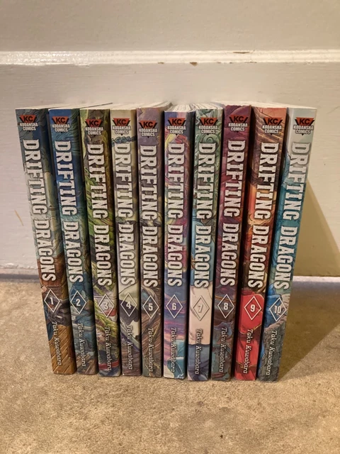 drifting dragons manga 1-10 like new taku kuwabara english