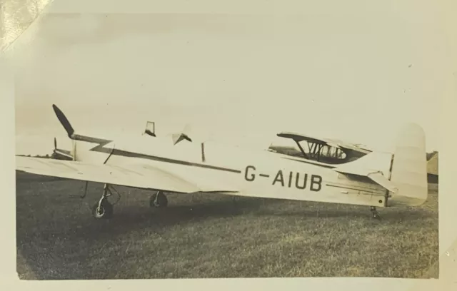 Vintage Aviation Photo, Miles M.14A Hawk Trainer Mk III, G-AIUB (S3)