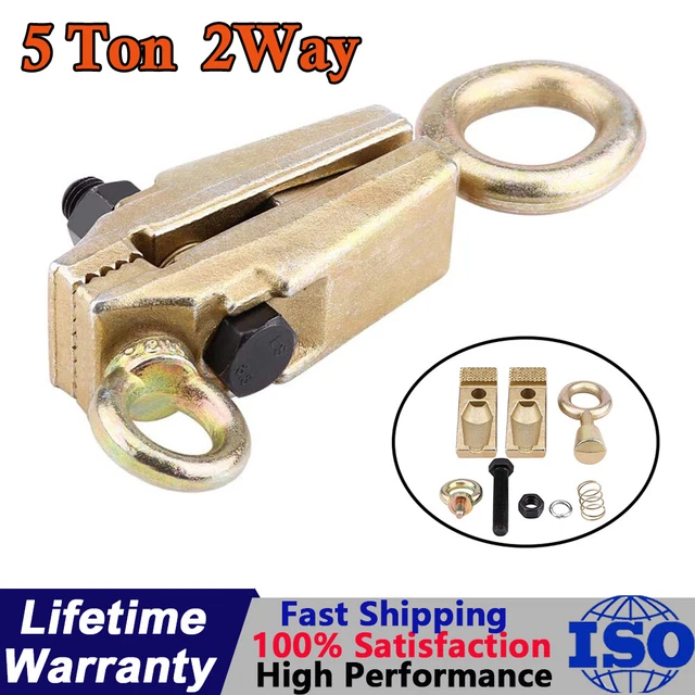 5 Ton 2 Way Auto Body Repair Tool Pull Clamp Frame Dent Puller Self-tightening