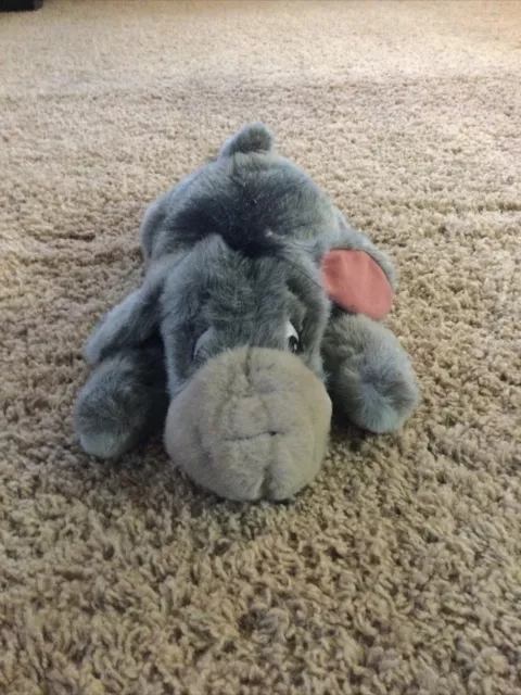 Walt Disney World Eeyore Plush Laying Down Removable Tail Winnie The Pooh EUC