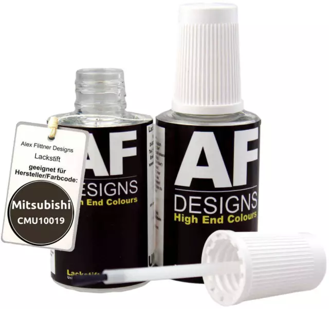 Lackstift für Mitsubishi CMU10019 Dark Grey Metallic schnelltrocknend 20x20ml