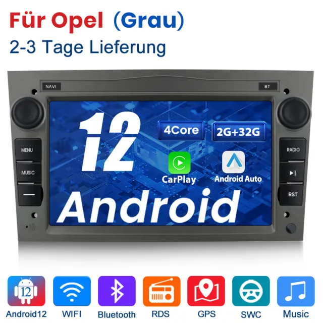2+32G 7''Android12 Für Opel AUTORADIO Carplay RDS GPS DAB+ WIFI Navigation BT FM