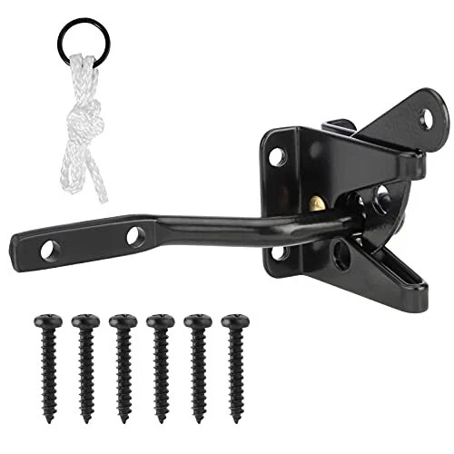 SELF LOCKING HEAVY Duty Gate Latch Automatic Gravity Lever For Wooden 