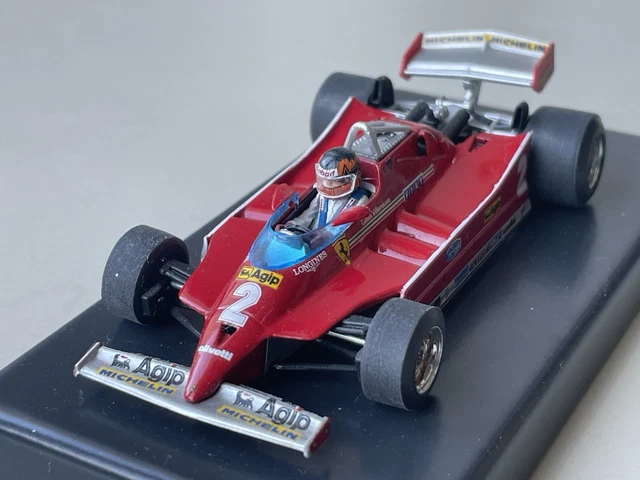 Brumm Ferrari 126 CK #27 Gilles Villeneuve Vainqueur Monaco 1981 1/43 R367-CH