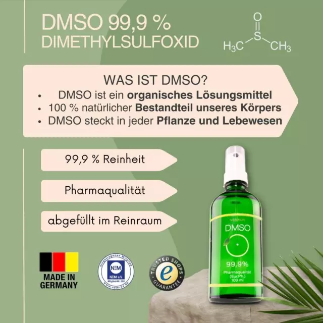 DMSO 99,9 % Eur.Ph. | 100 ml-10 L | Dimethylsulfoxid | fast geruchsneutral 3