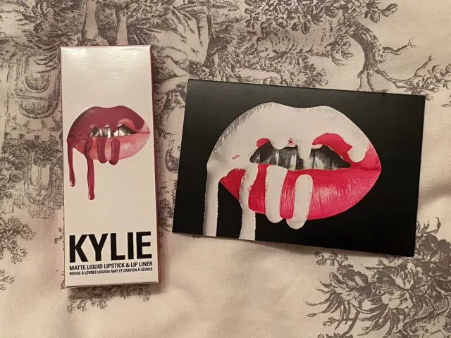 Bnib " Kylie Cosmetics " Posie K Liquid Matte Lipstick Lip Kit ! Genuine !