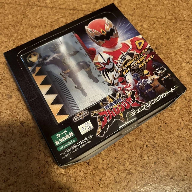 Power Rangers Changing POWER RANGERS DINO Thunder Abaranger Changing Cards set Giappone con ...