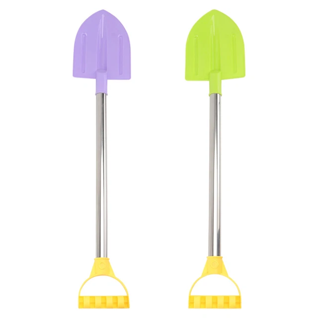 2 Pcs Kid Sand Scoop Toys Large Child Toddler Toy Gardening Shovel Props