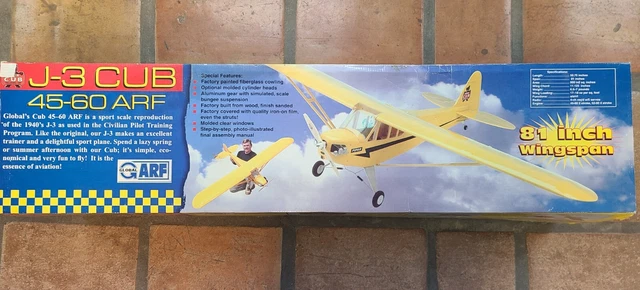 NiB *Piper J-3 Cub* .46-Size R/C Airplane ARF w/81" WS - Tower Hobbies..A BEAUTY NiB *Piper J-3 Cub* .46-Size R/C Airplane ARF w/81" WS - Tower Hobbies..A BEAUTY