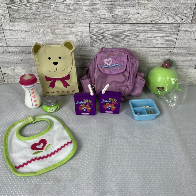 American Girl Bitty Baby For Twins 2007 Snack Sets And Etc Items