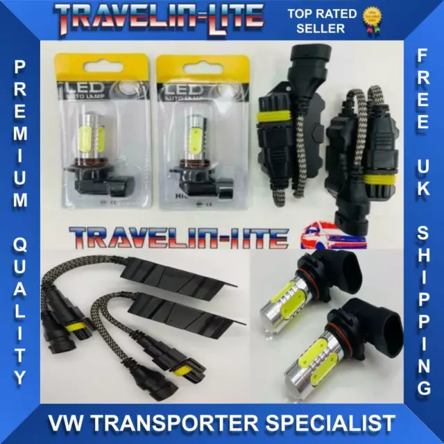 T5 Transporter Led Fog Bulbs & Resistors 03-15 For Use With Factory Fog Light