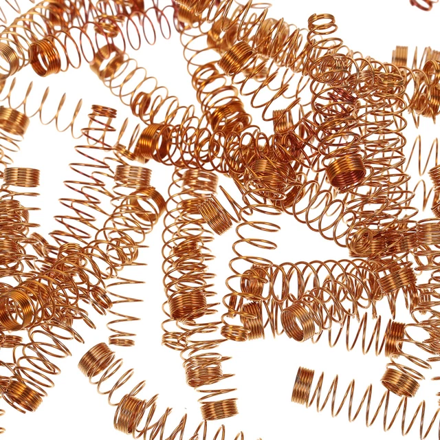 90 pz mini kit compressione molla rame stampo stampo molla molla oro