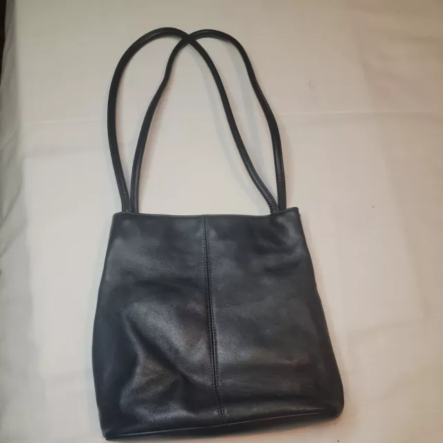 Giani Bernini Handbag Womens Medium Black Leather Purse Shoulder Bag