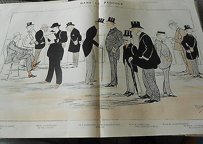 Le Réveillon de Jadis au Palais Royal et Cosmopolitain Hotel Print Art Déco 1905 