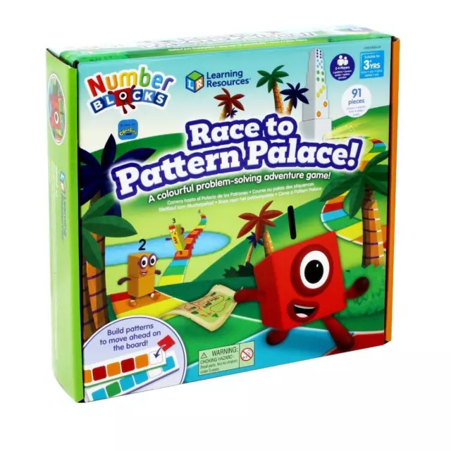 Learning Resources Numberblocks Race to Pattern Palace Game