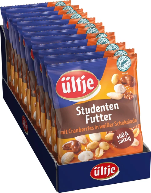 Miscela di noci altro cibo per studenti snack dolci salati 11 x 150 g NUOVO MHD 05/24