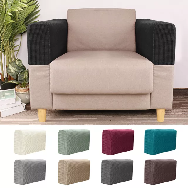 2Pcs Removable Chair Sofa Armrest Covers Stretch Set Arm Protectors Couch Cover¬