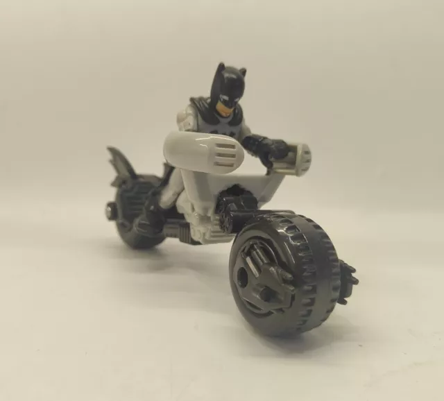 Fisher Price Imaginext DC Super Friends Batman and Batcycle Action Figure Toy