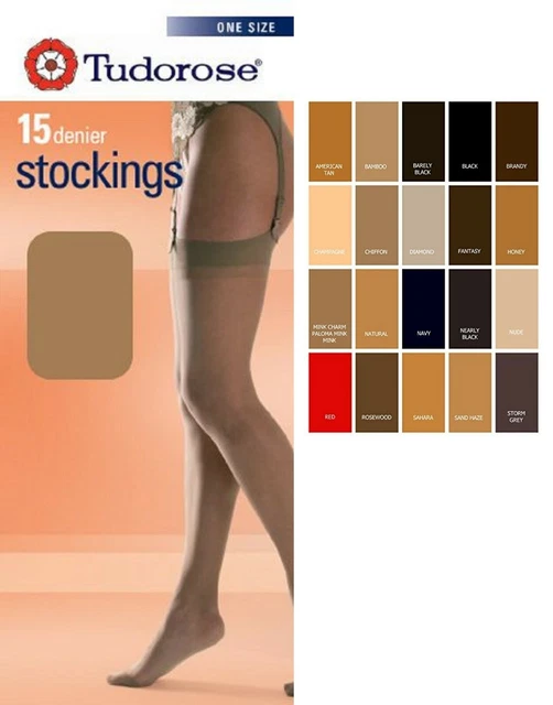 BOXED NEW LADIES Plain Knit Stockings Sainsburys Pearl In Box 15 Denier 1.99 PicClick UK